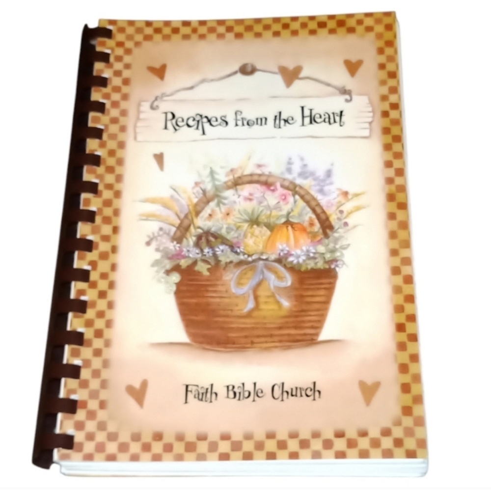 🦜 2/$10 Recipes From The Heart Cookbook.
